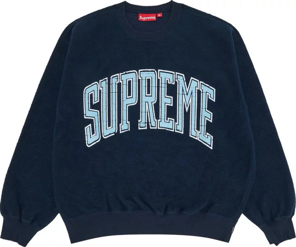 SUPREME INSIDE OUT CREWNECK SWEATSHIRT NAVY FW23SW25 – Hi Level