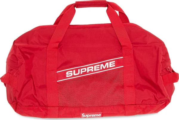 Supreme duffle bag red sales