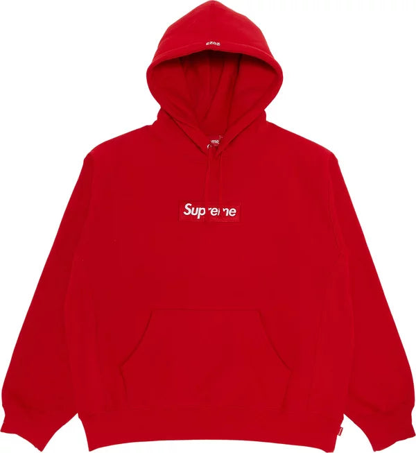 SUPREME BOX LOGO HOODED SWEATSHIRT RED Hi Level Fashion