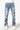 GUAPI Aqua Blue Vintage Stars Denim