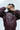 RVS Pebbled Leatherette Maroon "Astral" windbreaker