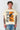 RVS Cream "Artifact" Cut Off Wing-Tee