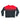 VALABASAS ARRANGED BLACK MOHAIR CREWNECK -'RED' (VCR1-1005)