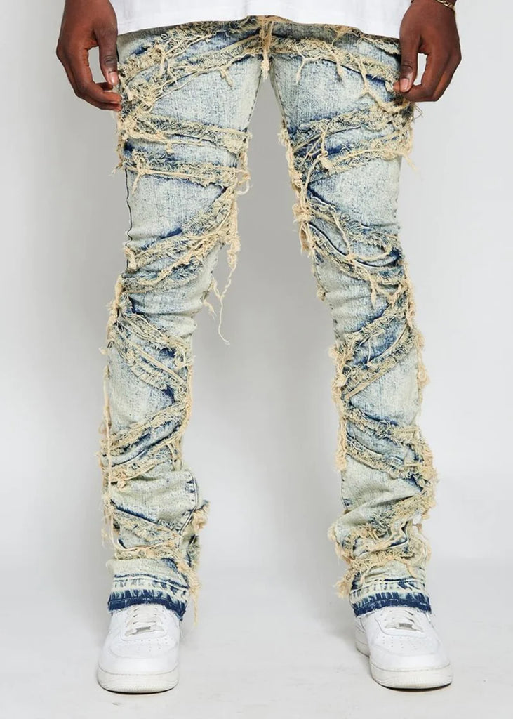 GOLDEN ALLOY THE STACKED JEANS – Hi Level Fashion