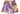 EE® BASIC SHORT 'PURPLE TIEDYE/YELLOW'