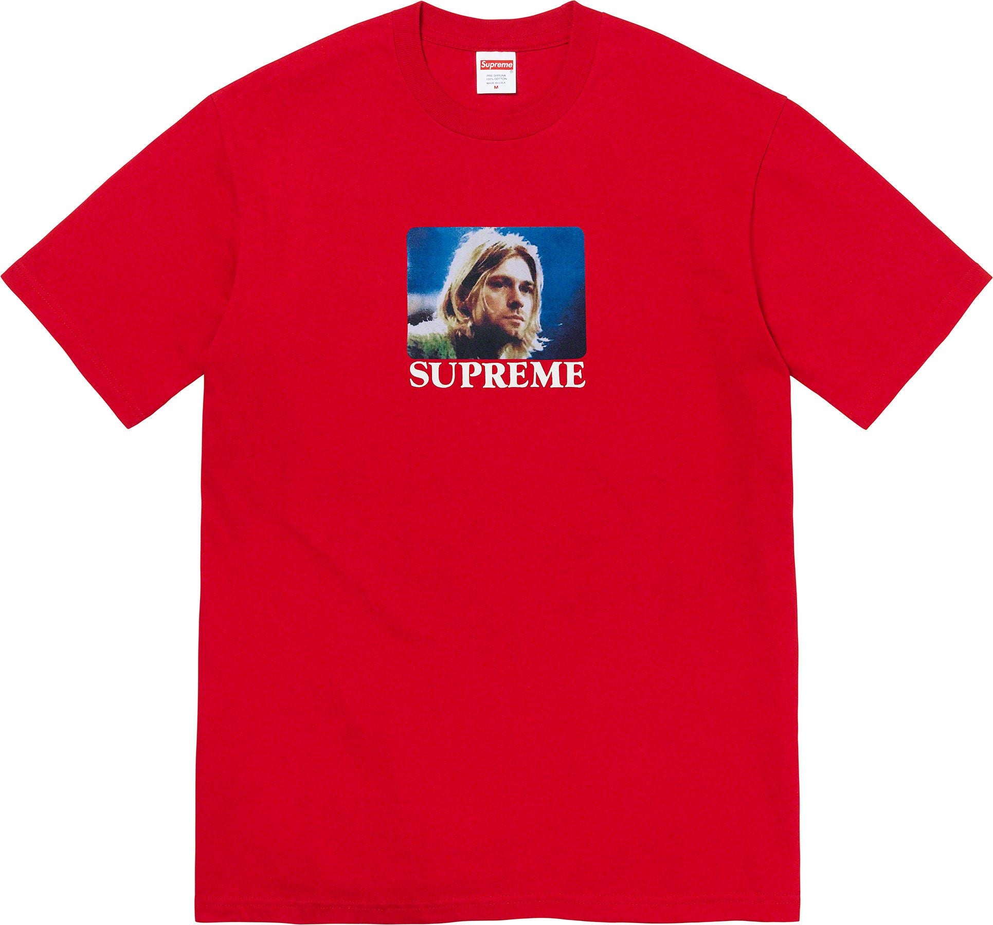 SUPREME KURT COBAIN TEE RED – Hi Level Fashion